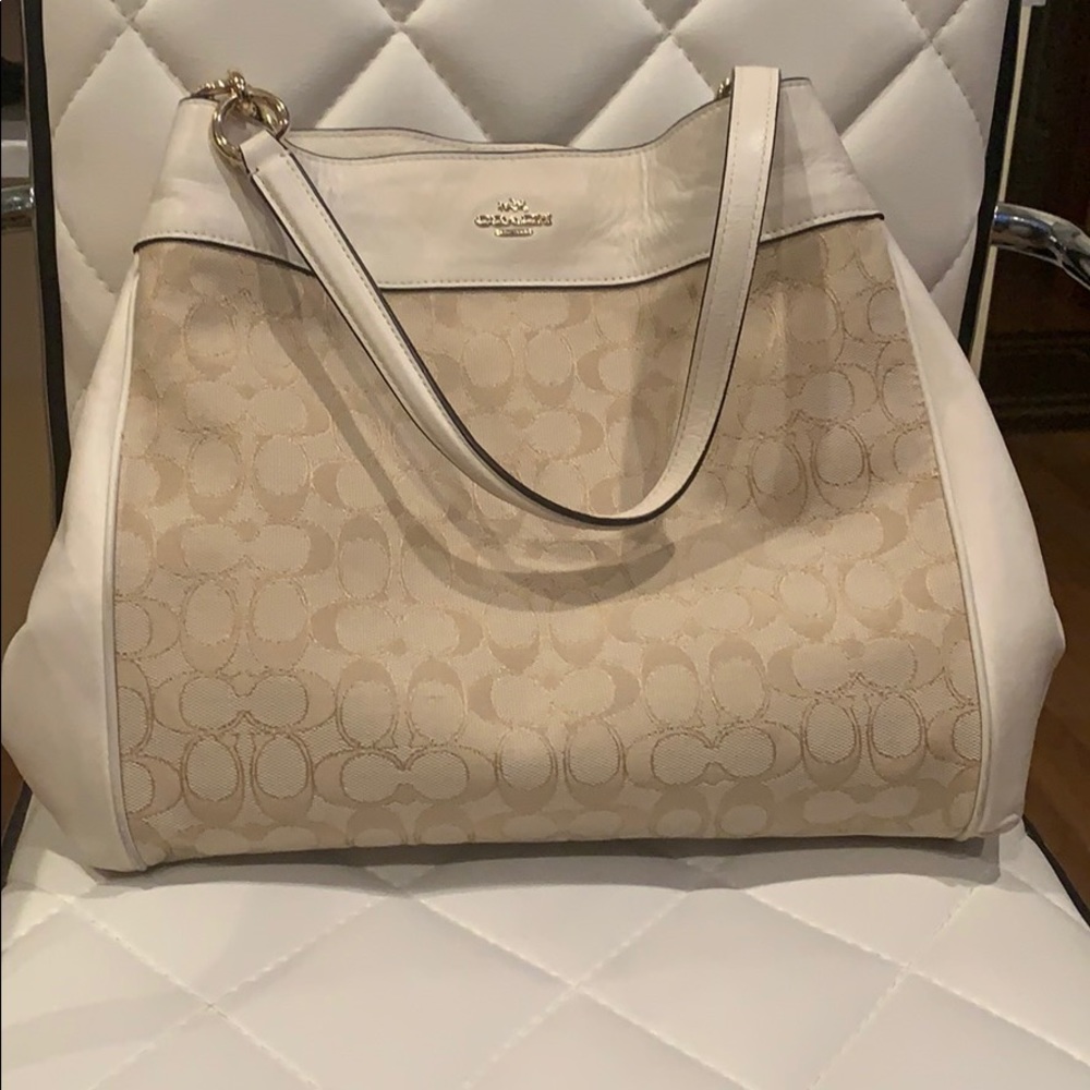 COACH Lexy Signature Shoulder Bag